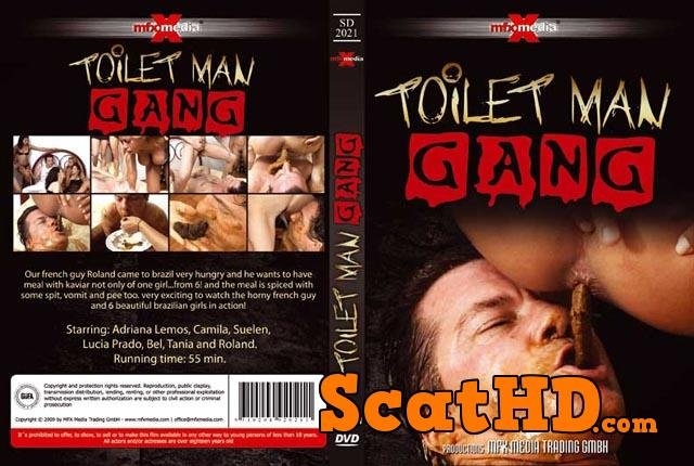 Toilet Man Gang - Sex With Adriana, Camila, Suelen, Lucia, Bel, Tania and Roland (2018) [DVDRip DivX Video DivX 5 640x480 30.000 FPS 1485 kb/s / avi]