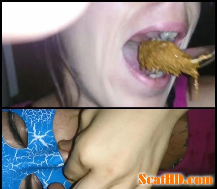 Amateur Scat Real Feeding Teen Girl Slave - Sex With Real Feeding (2018) [FullHD Quality / mp4]