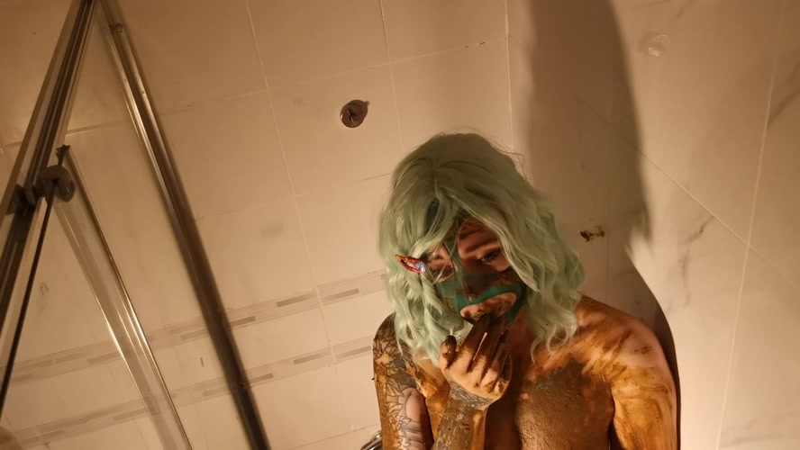 Omega! Toilet scat girl covered in shit - Sex With DirtyBetty (2019) [FullHD 1920x1080 / MPEG-4]