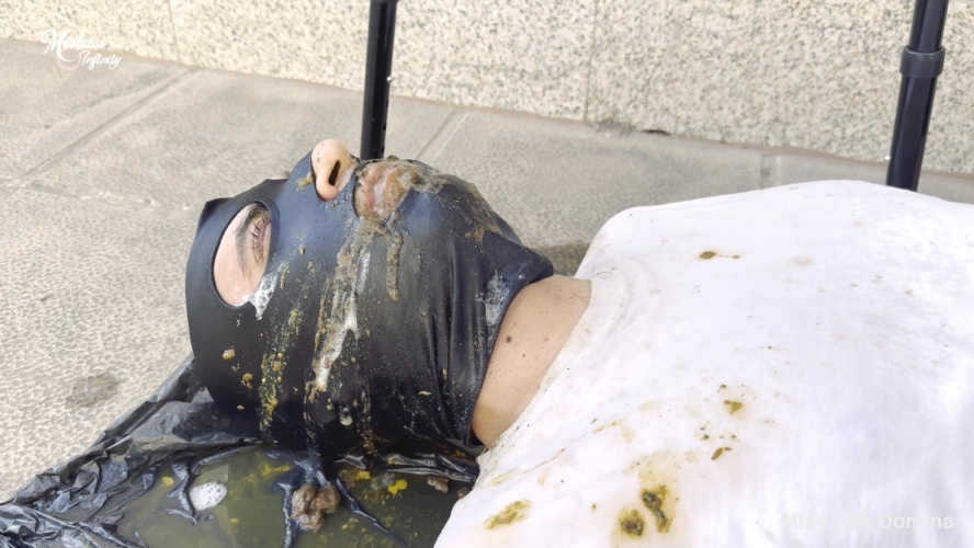 Human Toilet Public Humiliation in Front of Neighbors. Part 1. P1 (2025) [UltraHD/4K  / MPEG-4]