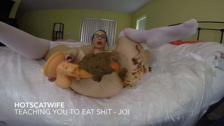 Teaching you to eat SHIT – Jerkoff Instructional P1 - Sex With HotScatWife (2025) [FullHD  / MPEG-4]
